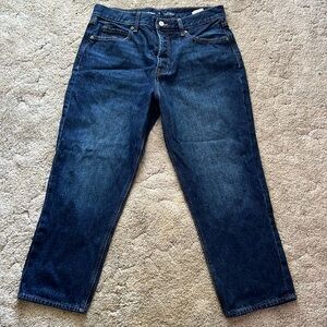 Women’s NWOT Old Navy high rise slouchy straight secret slim pocket jeans -10